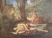 Nicolas Poussin, E-cho and Narcissus (mk05)
